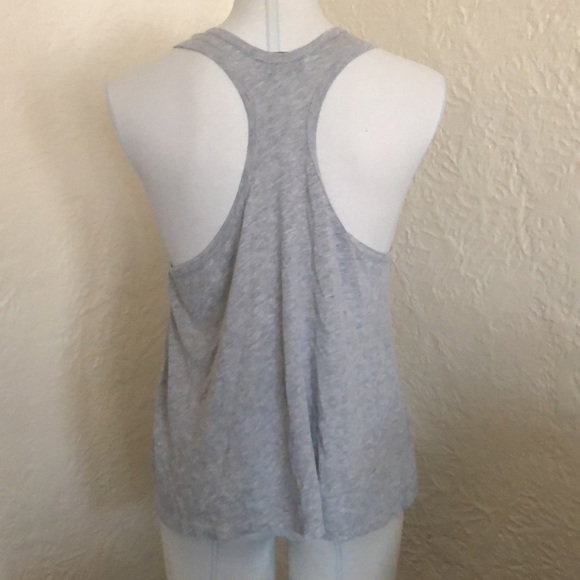 Wildfox Sail Swim Barefoot Get Lei’d Gray Black Trapeze Tank Top - Picture 4 of 9